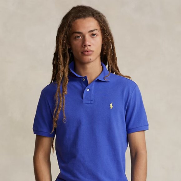 Polo Ralph Lauren Other - Polo Ralph Lauren Iconic Mesh Classic Fit Liberty Blue Polo Shirt